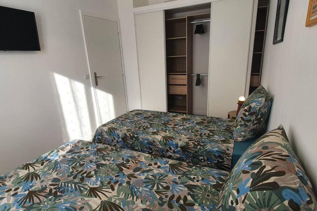 Bd Grosso Apt 4 Prs, 300M Plage, Clim, Parking Niza Exterior foto