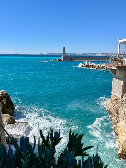 Bd Grosso Apt 4 Prs, 300M Plage, Clim, Parking Niza Exterior foto