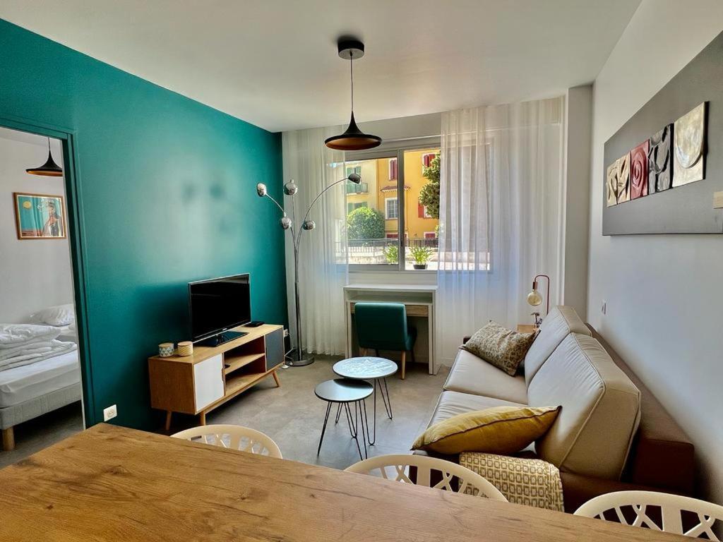 Bd Grosso Apt 4 Prs, 300M Plage, Clim, Parking Niza Exterior foto